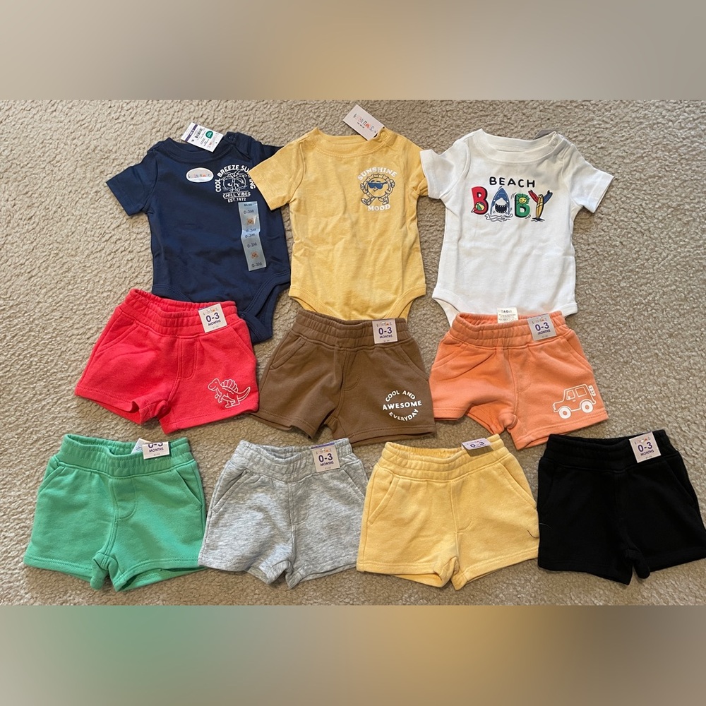 Baby Boy Clothes- Size 0-3 Months- All NWT